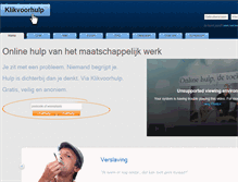 Tablet Screenshot of klikvoorhulp.nl